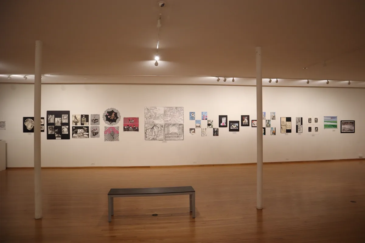 Installation view or artwork from Don't Close Your Eyes