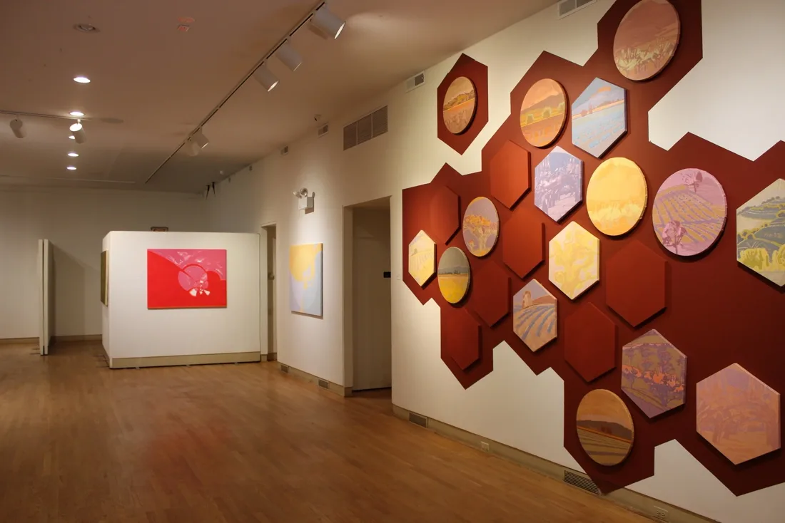 Installation view or artwork from The External Eye: Yana Bystrova and Paula Henderson