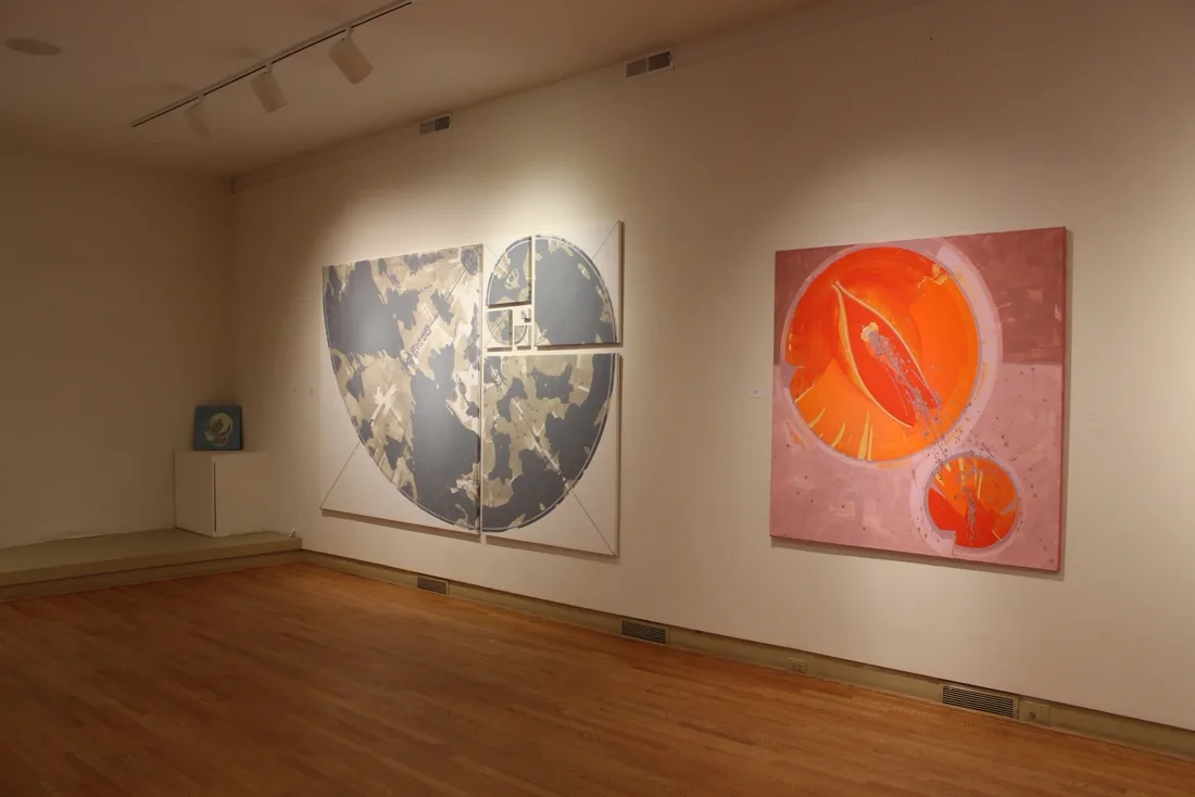Installation view or artwork from The External Eye: Yana Bystrova and Paula Henderson