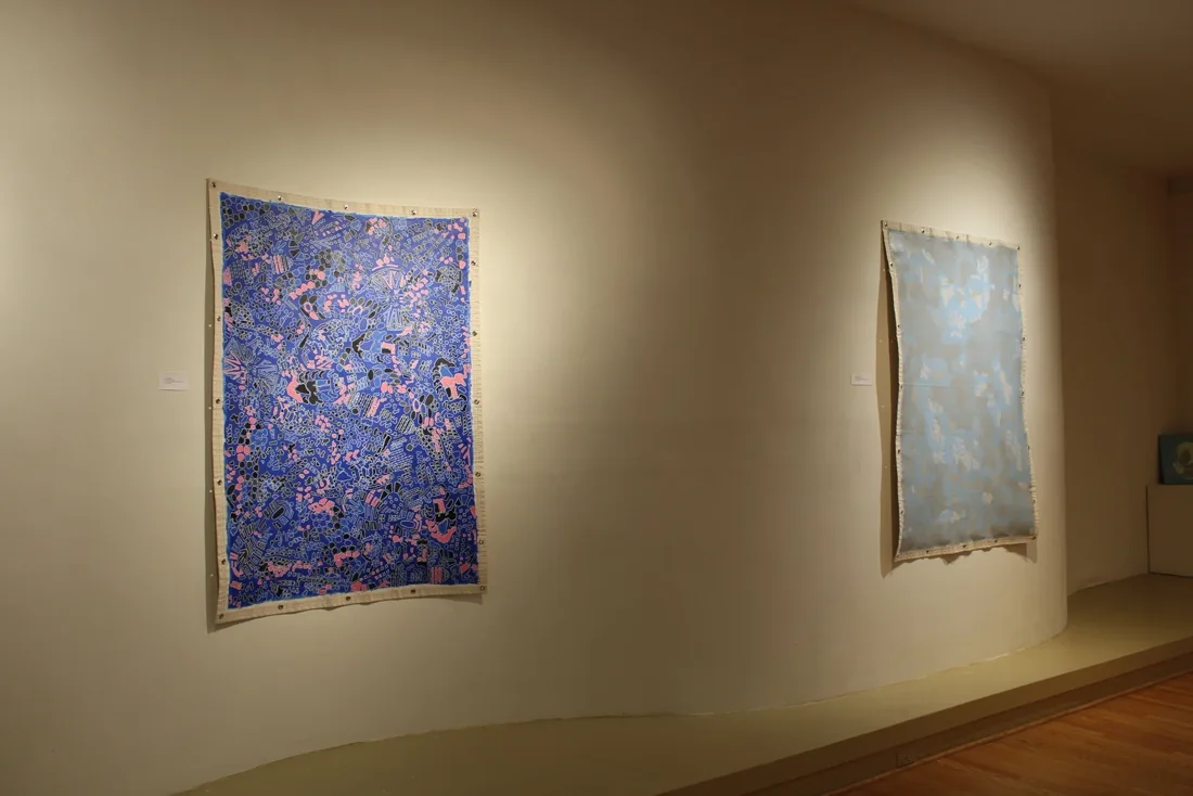 Installation view or artwork from The External Eye: Yana Bystrova and Paula Henderson