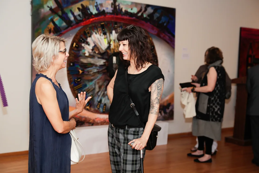 Installation view or artwork from The Five Elements of War