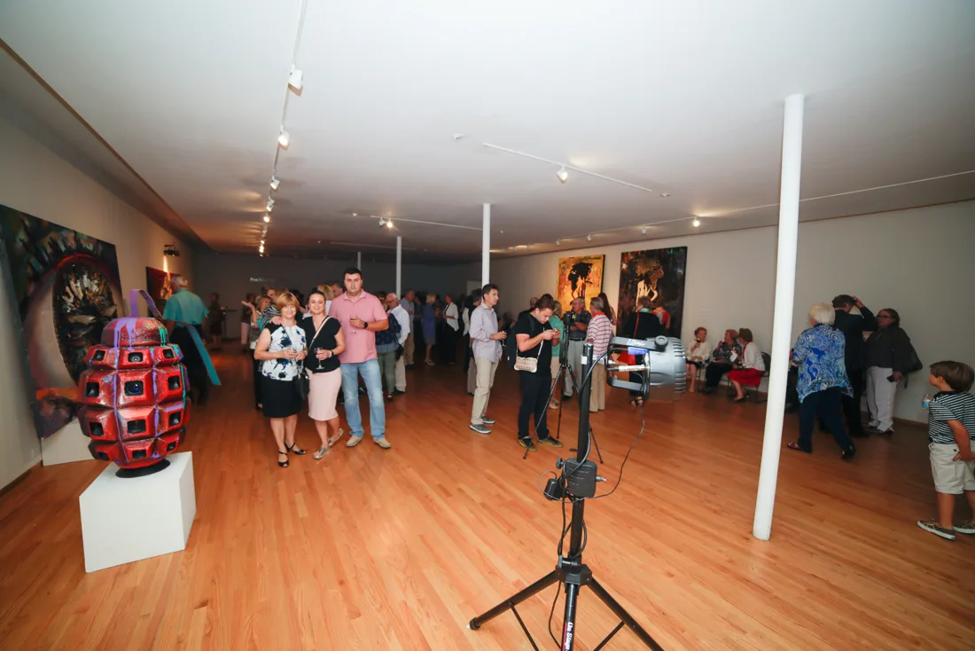 Installation view or artwork from The Five Elements of War