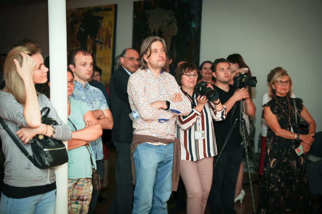 Installation view or artwork from The Five Elements of War