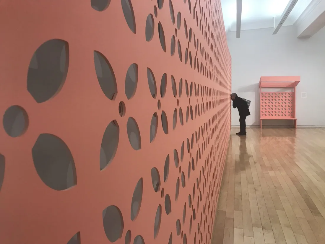 Installation view or artwork from Forgotten Forms