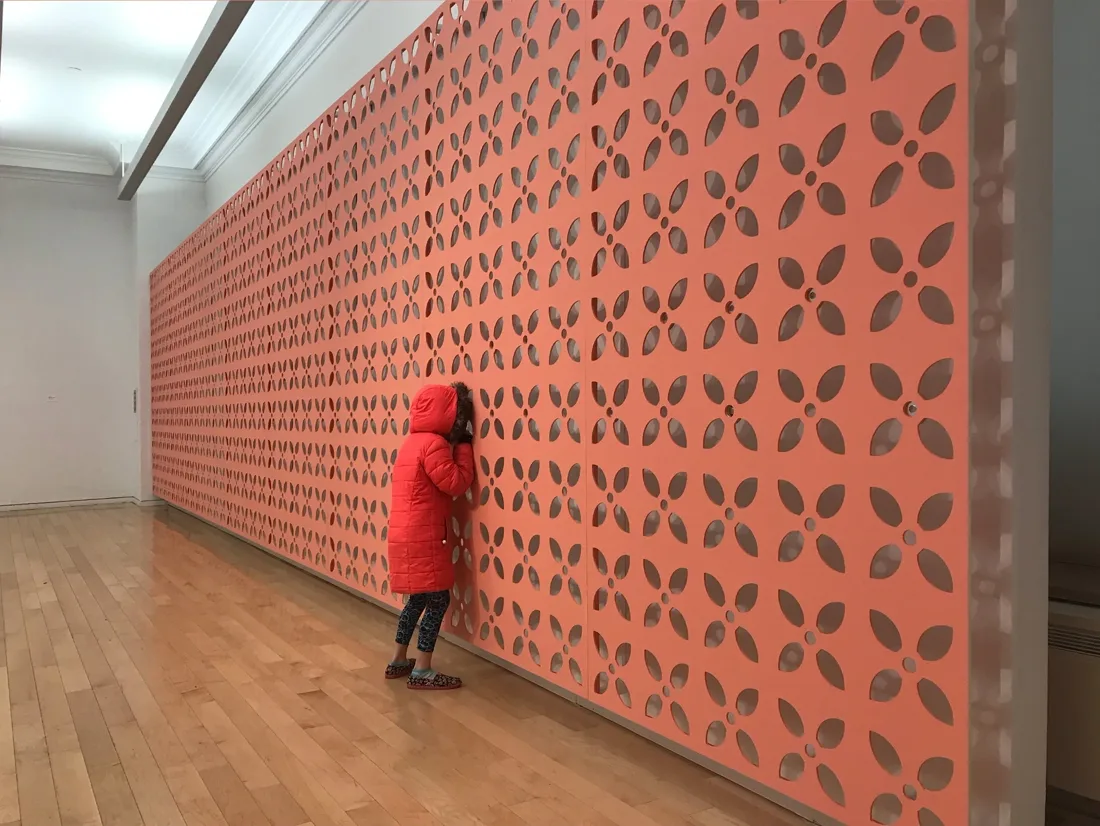 Installation view or artwork from Forgotten Forms