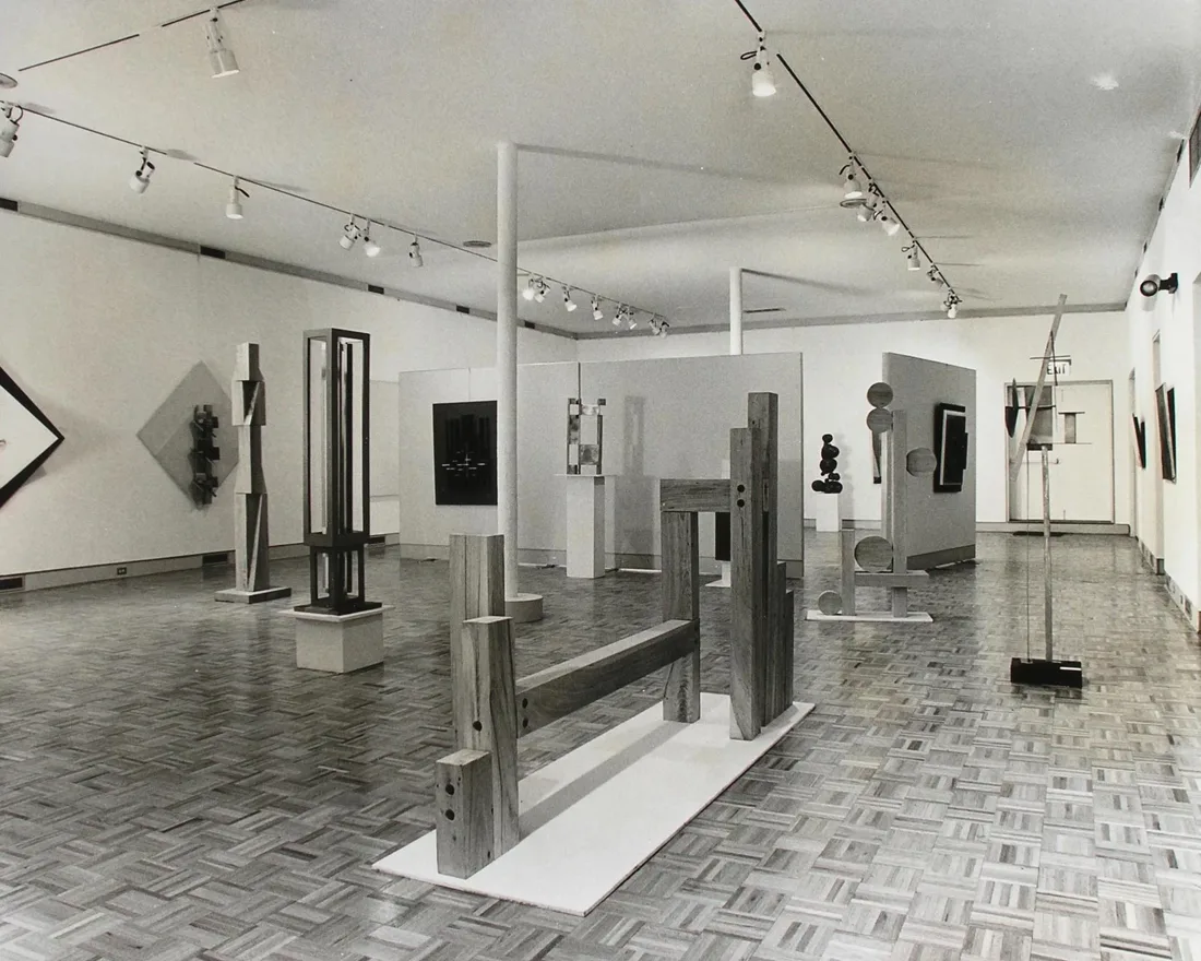 Installation view or artwork from Lions: Founding Years of the Ukrainian Institute of Modern Art