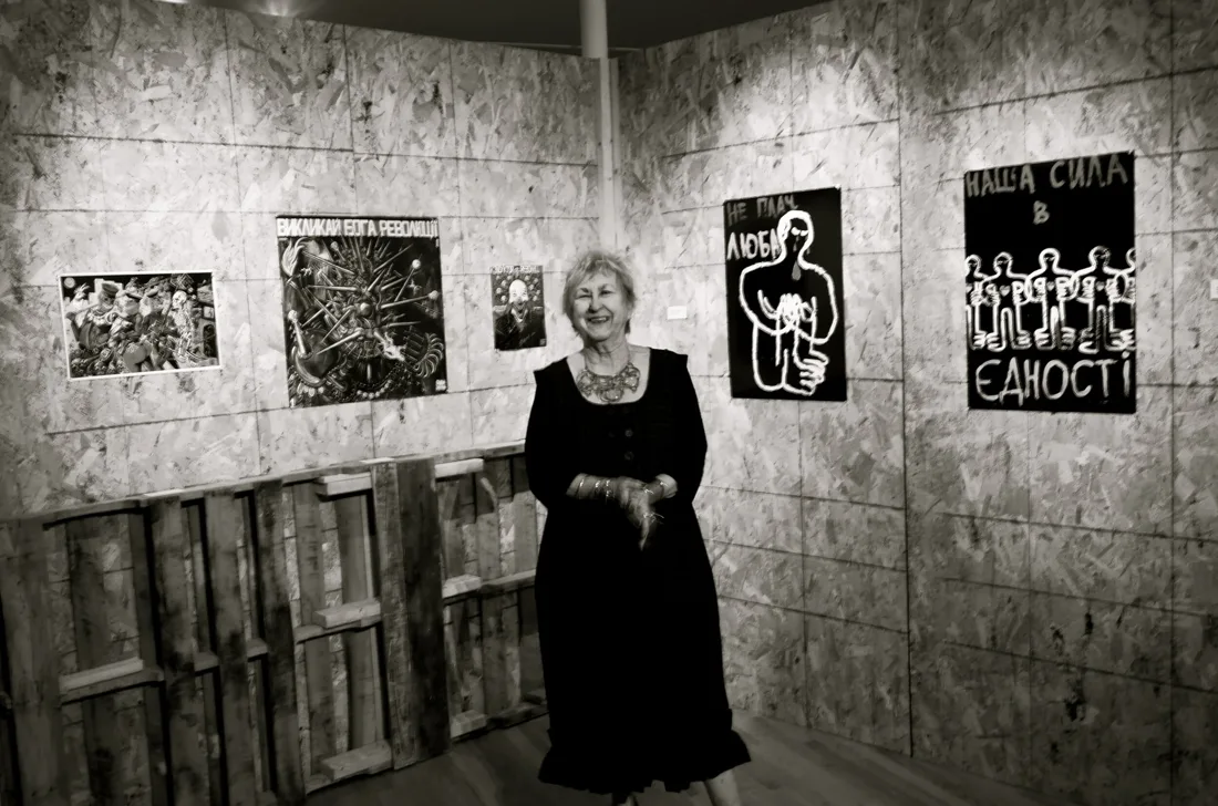 Installation view or artwork from Long Path to Freedom: Ukrainian Art Between Revolution and Hybrid War