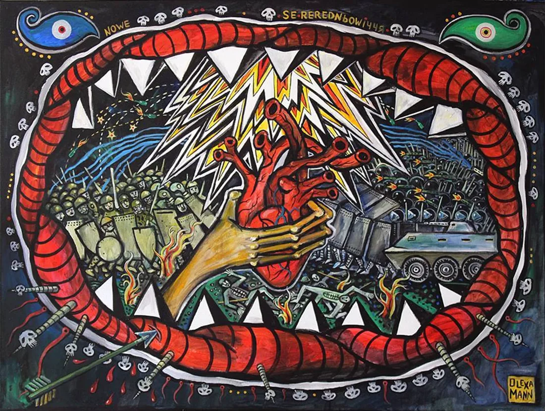 Installation view or artwork from Long Path to Freedom: Ukrainian Art Between Revolution and Hybrid War