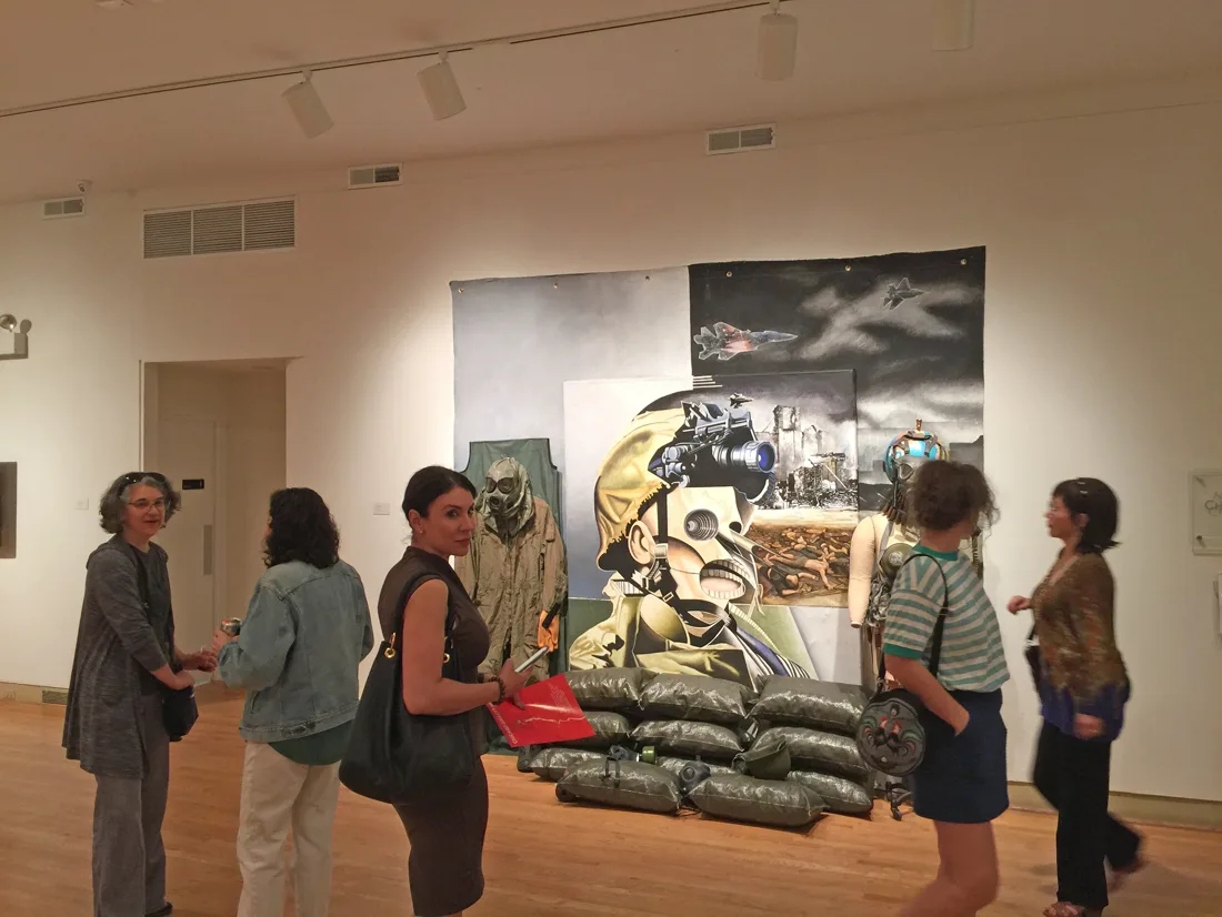 Installation view or artwork from Marcos Raya – Night Train