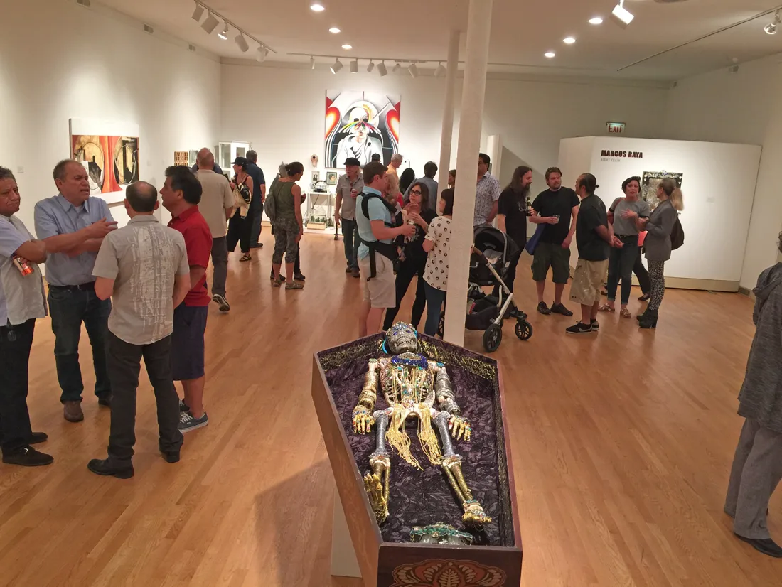 Installation view or artwork from Marcos Raya – Night Train