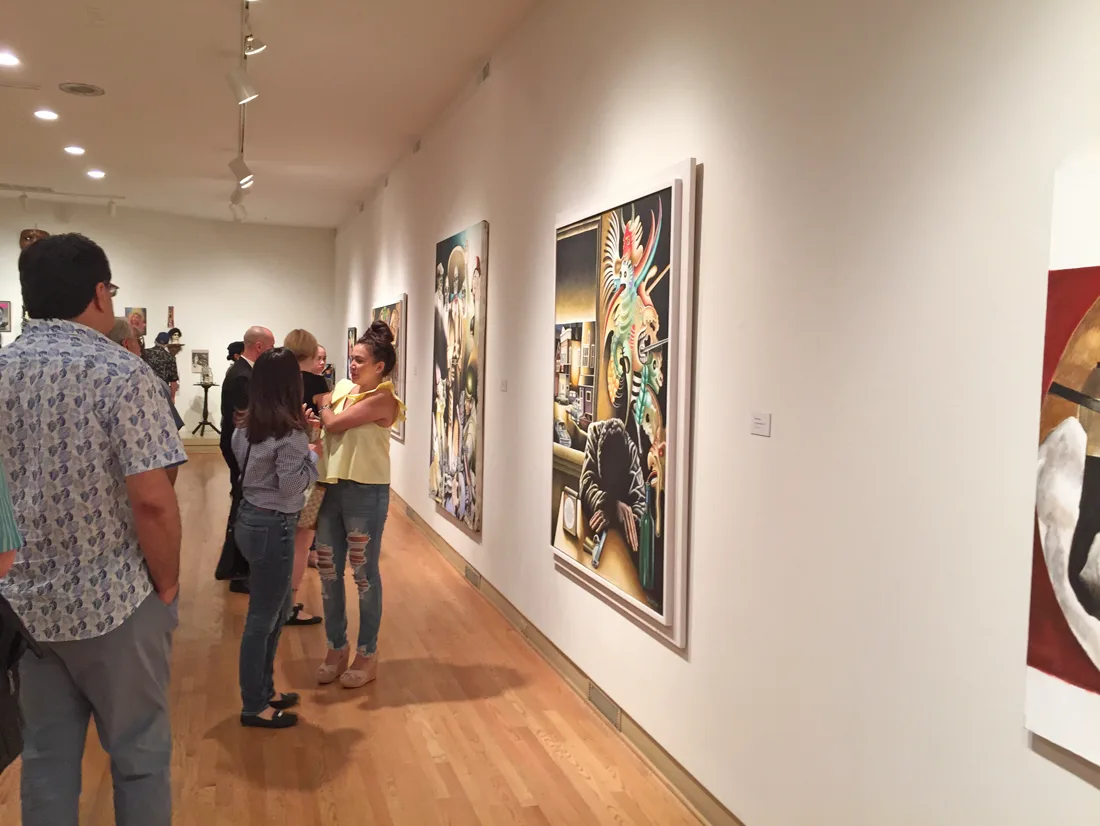 Installation view or artwork from Marcos Raya – Night Train