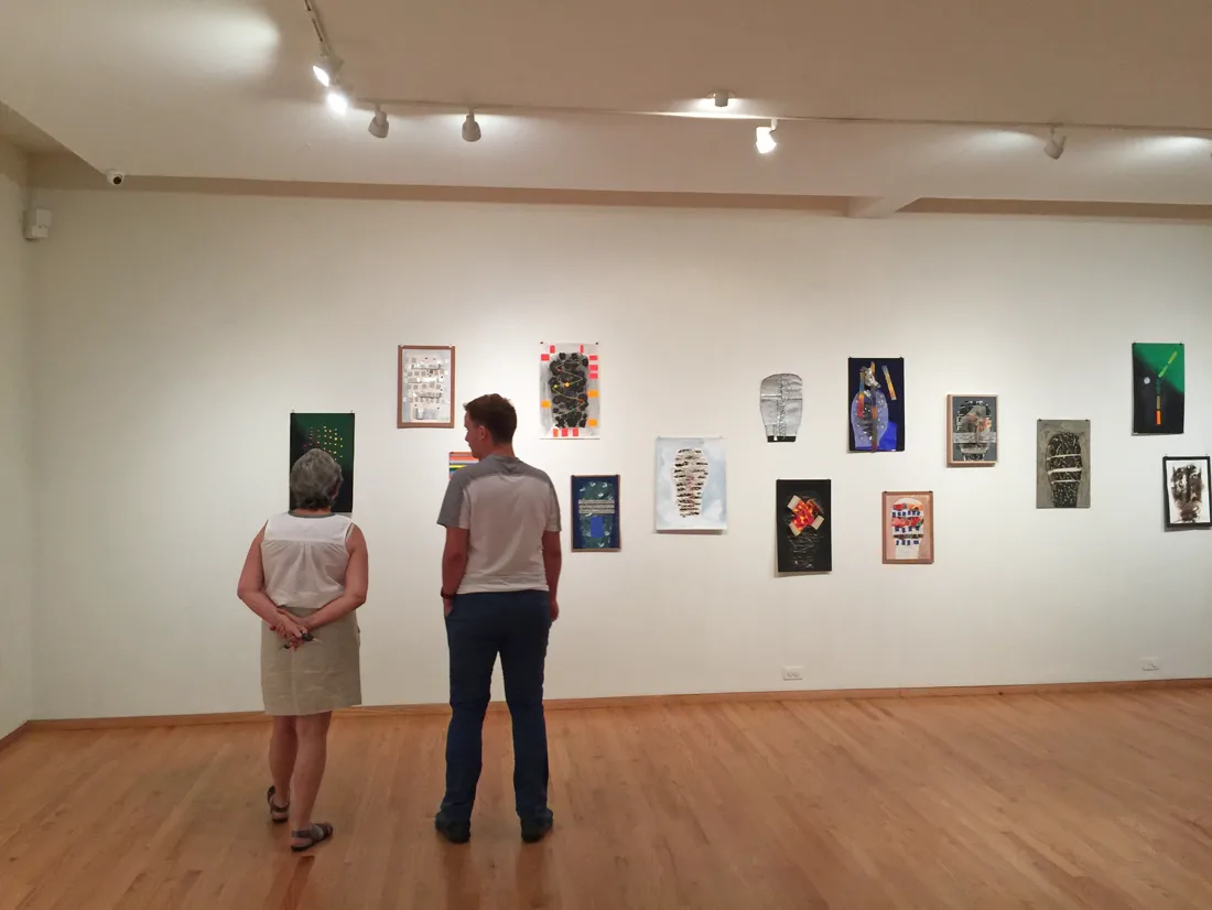 Installation view or artwork from Marcos Raya – Night Train