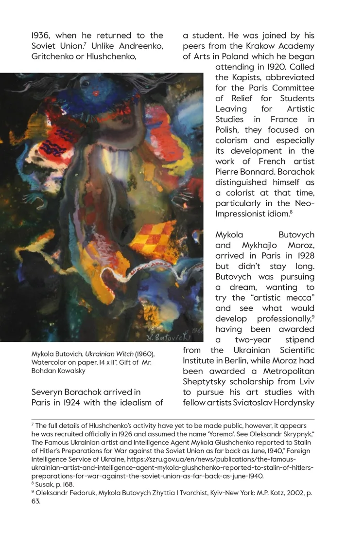 Installation view or artwork from Michel Andreenko and Ukrainian Artists in Paris