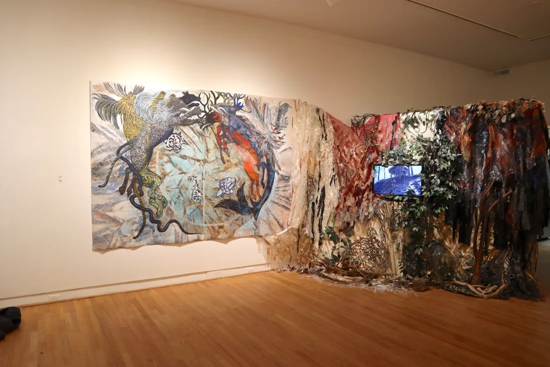 Installation view or artwork from Naturally