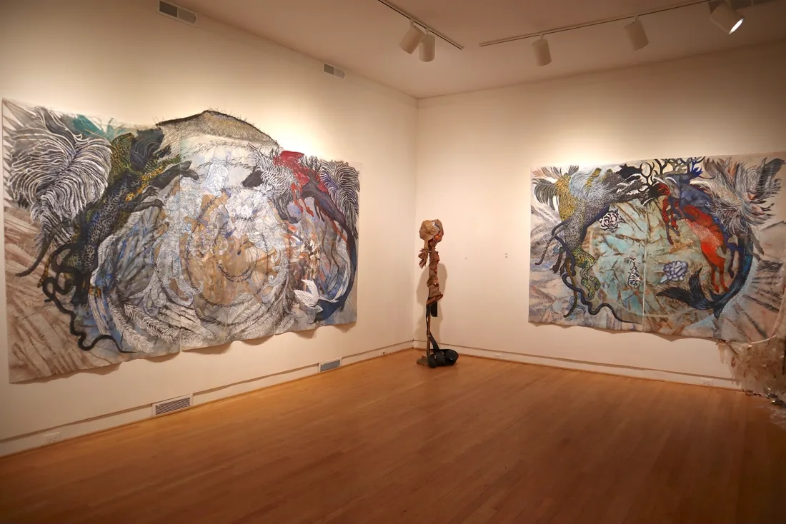 Installation view or artwork from Naturally