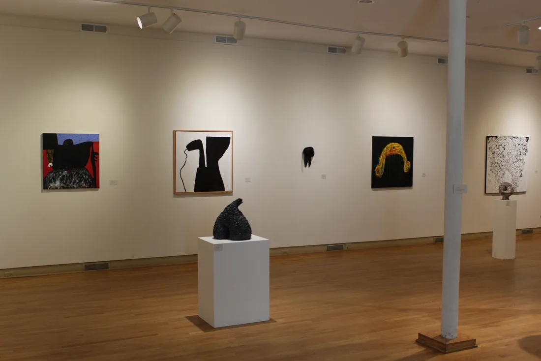 Installation view or artwork from Not Afraid
