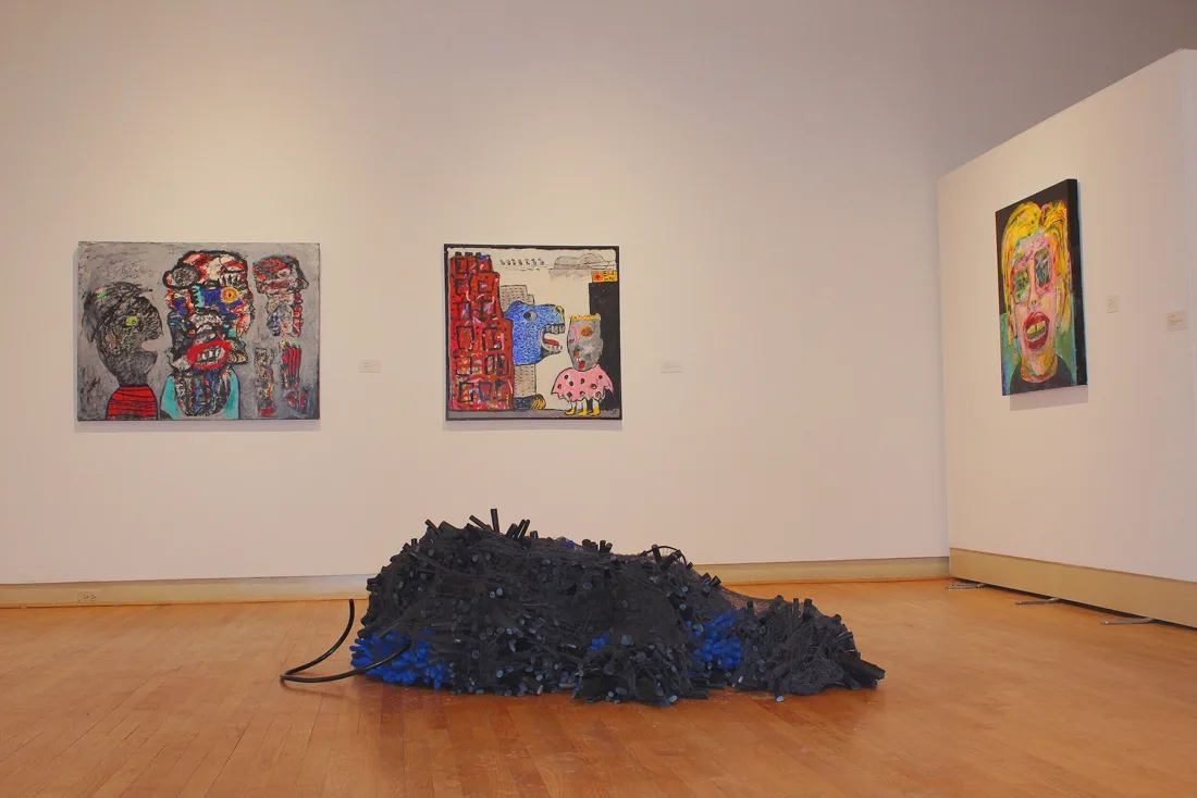 Installation view or artwork from Not Afraid