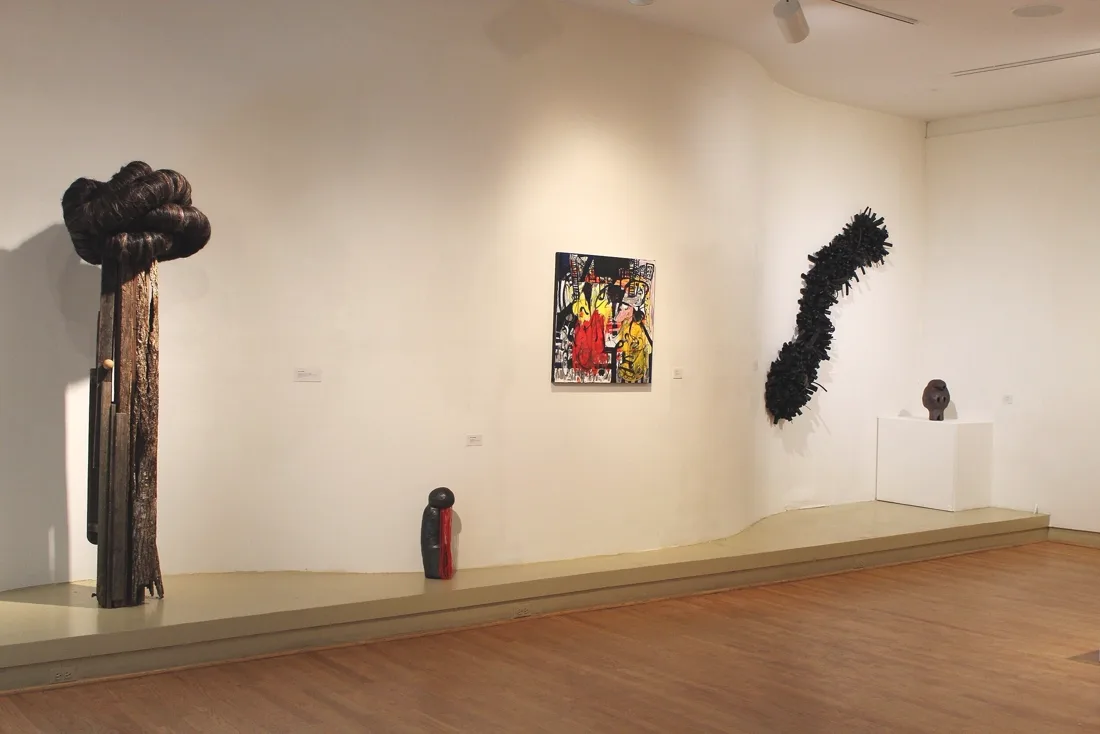 Installation view or artwork from Not Afraid