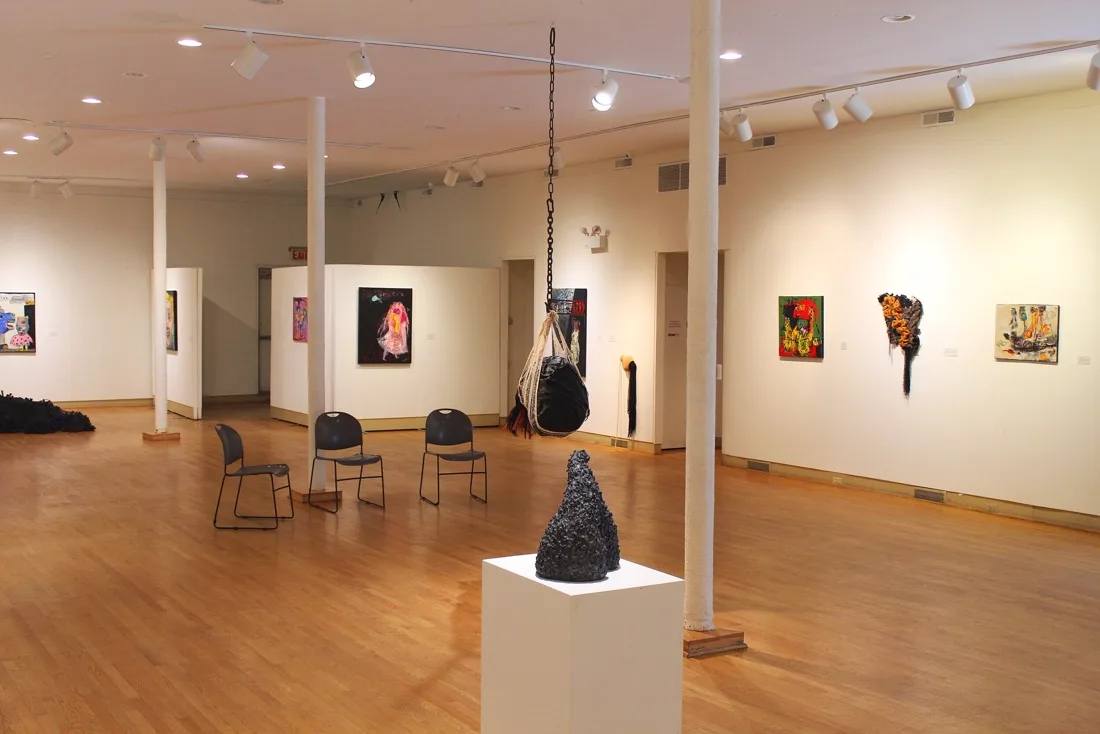 Installation view or artwork from Not Afraid