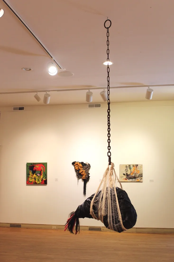 Installation view or artwork from Not Afraid