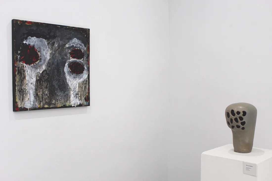 Installation view or artwork from Not Afraid