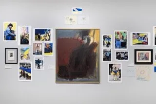 Installation view or artwork from Protest Art Exhibition 2022