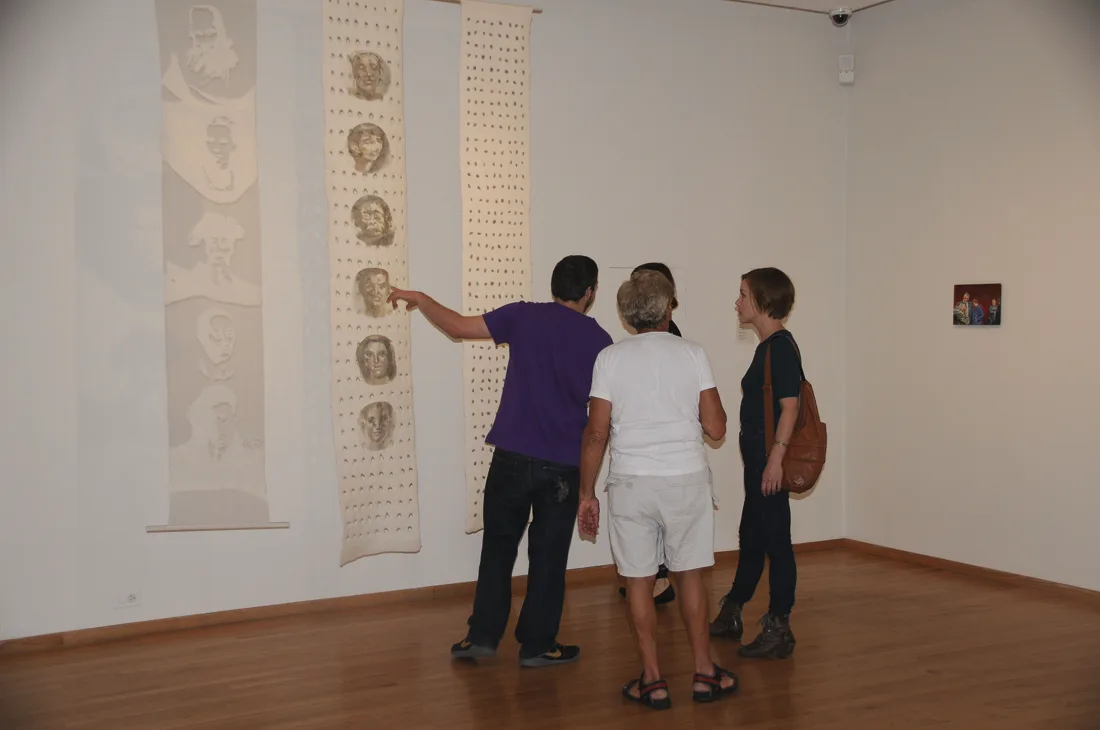 Installation view or artwork from Reality Check: Directions in Contemporary Art since Ukrainian Independence