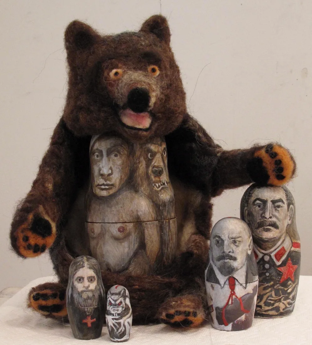 Installation view or artwork from Reality Check: Directions in Contemporary Art since Ukrainian Independence