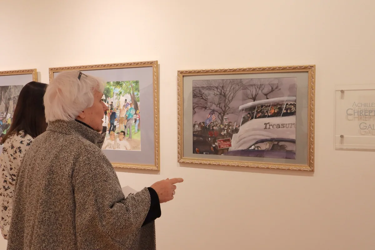 Installation view or artwork from Resist!: A Visual History of Protest