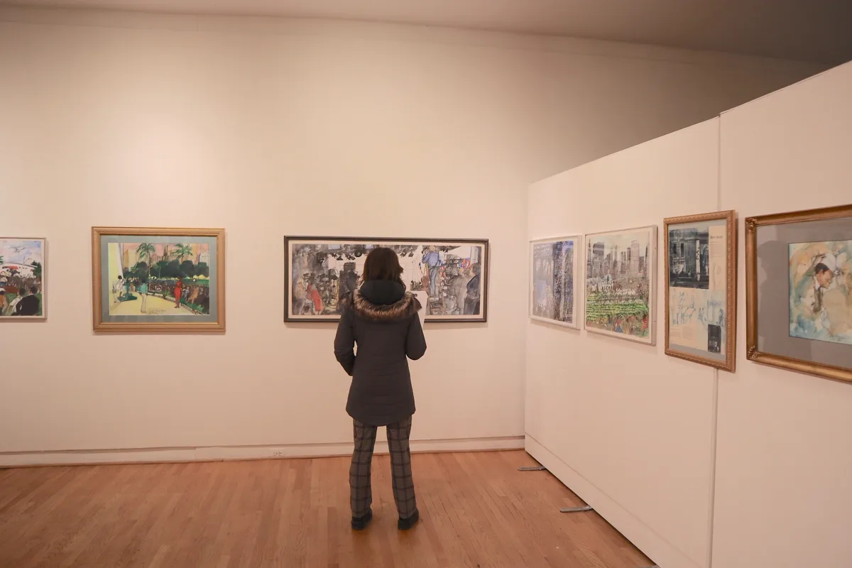 Installation view or artwork from Resist!: A Visual History of Protest