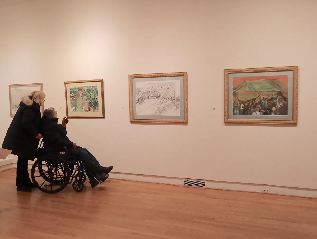 Installation view or artwork from Resist!: A Visual History of Protest