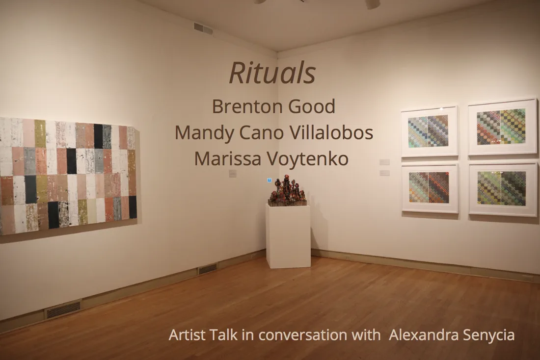 Installation view or artwork from Rituals