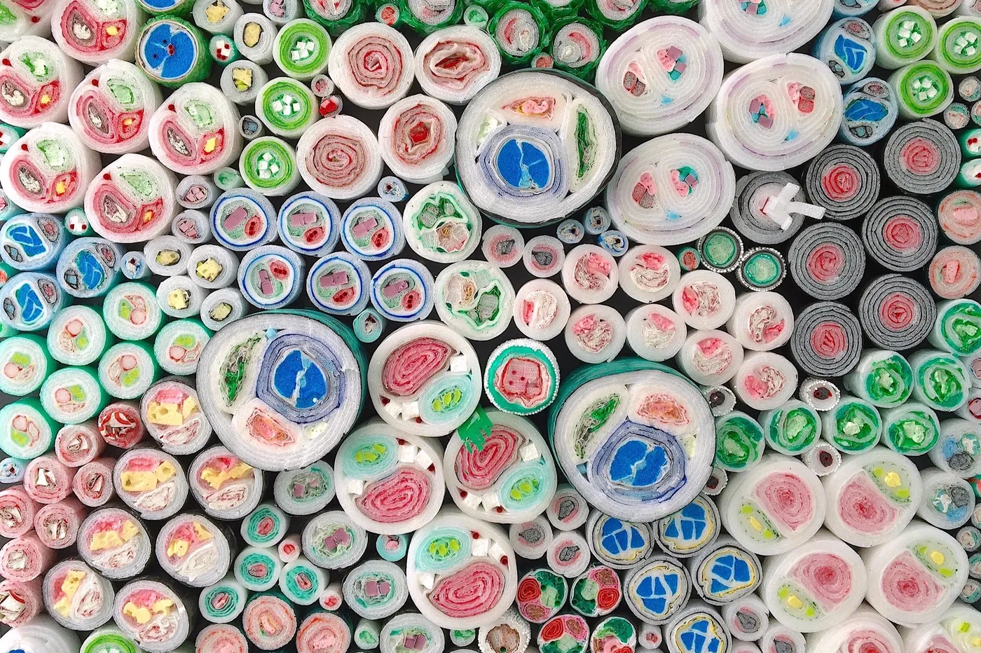 Installation view or artwork from Secret Ingredients: Marking Time and Memory with Material