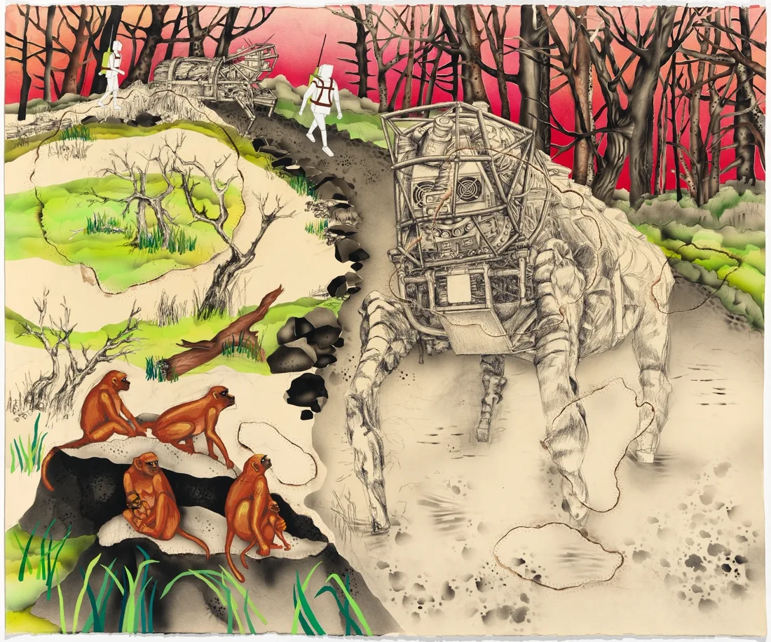 Installation view or artwork from Sentience