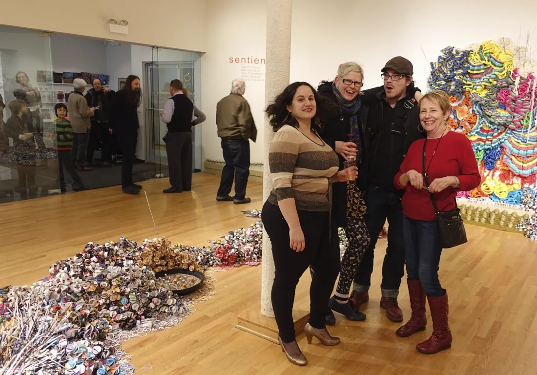 Installation view or artwork from Sentience