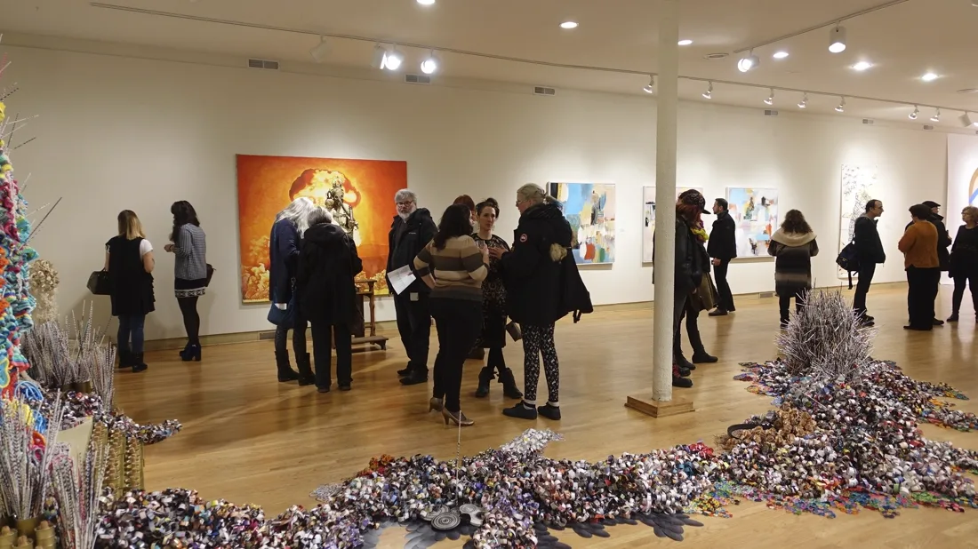 Installation view or artwork from Sentience