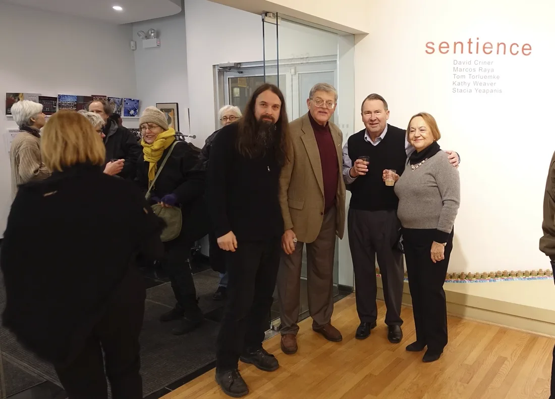 Installation view or artwork from Sentience
