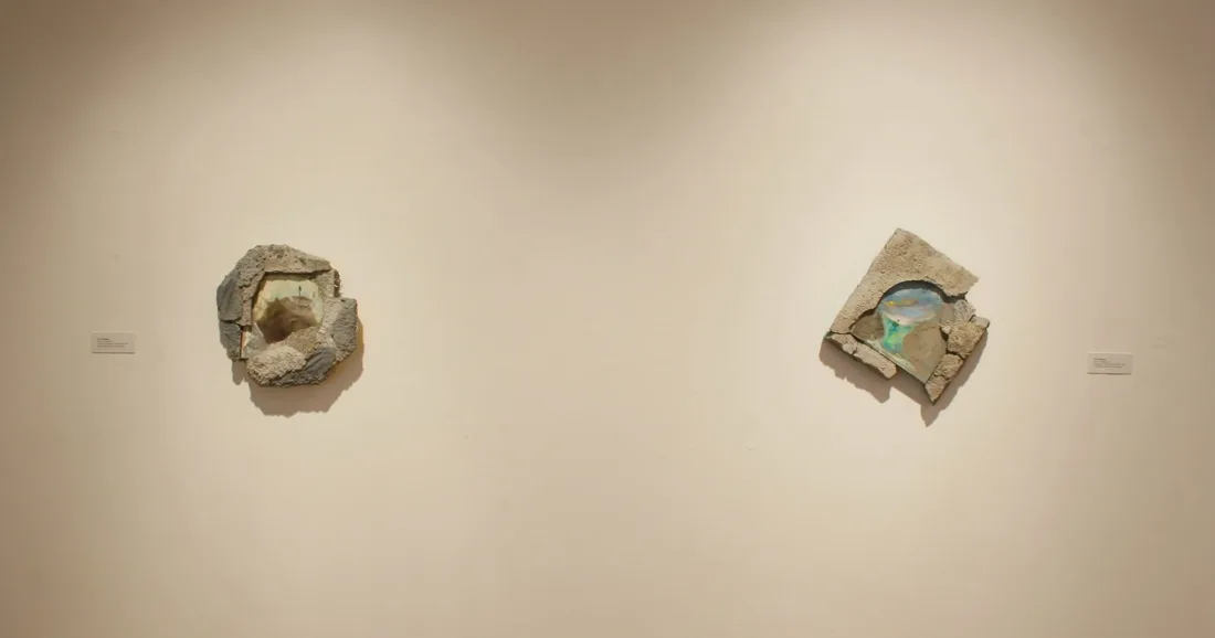 Installation view or artwork from Skimption