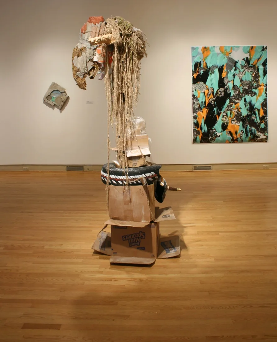 Installation view or artwork from Skimption