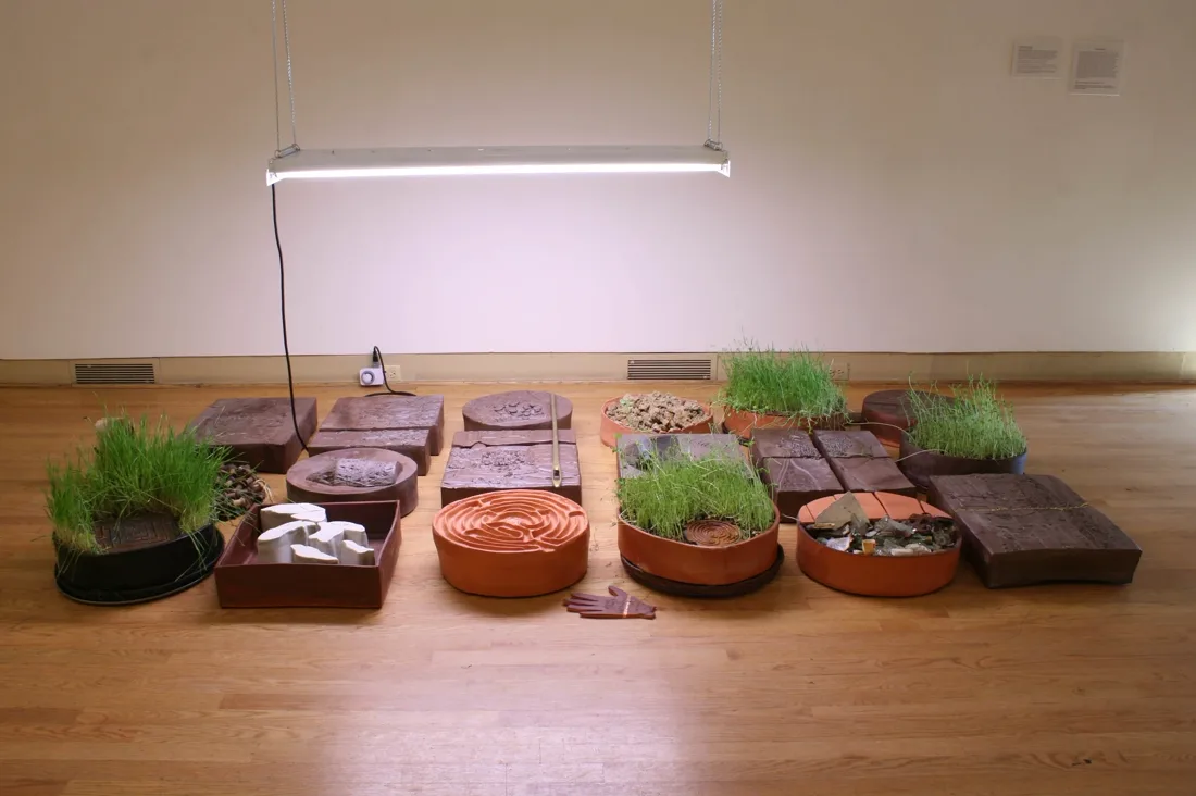 Installation view or artwork from Skimption