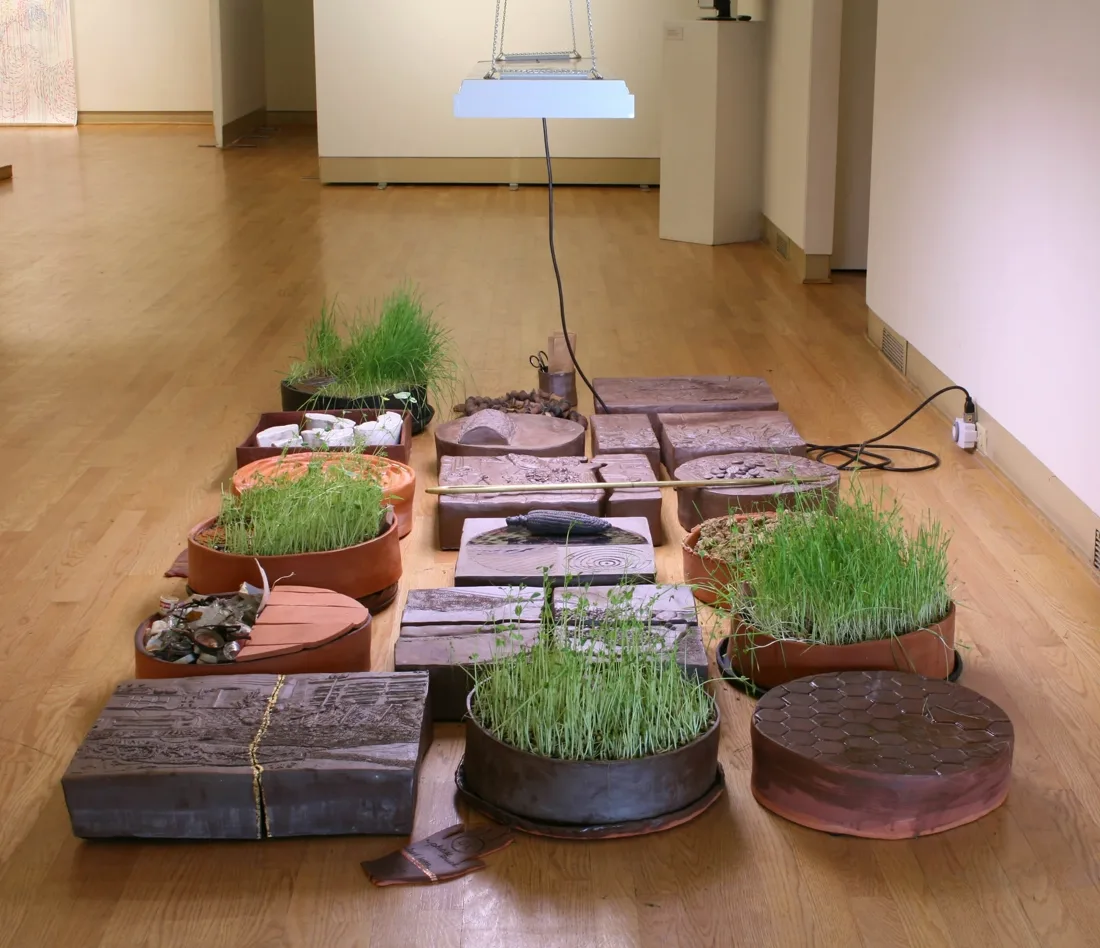 Installation view or artwork from Skimption