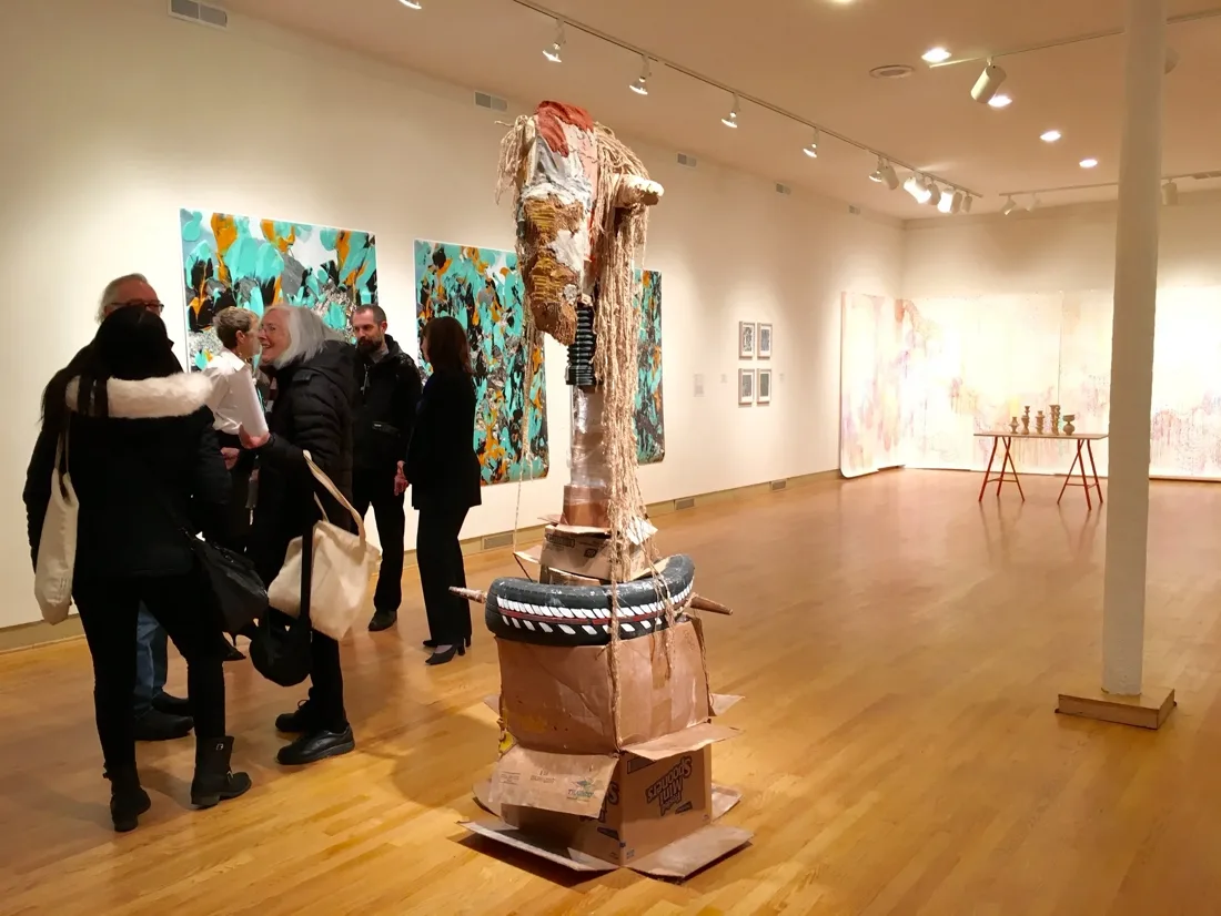 Installation view or artwork from Skimption