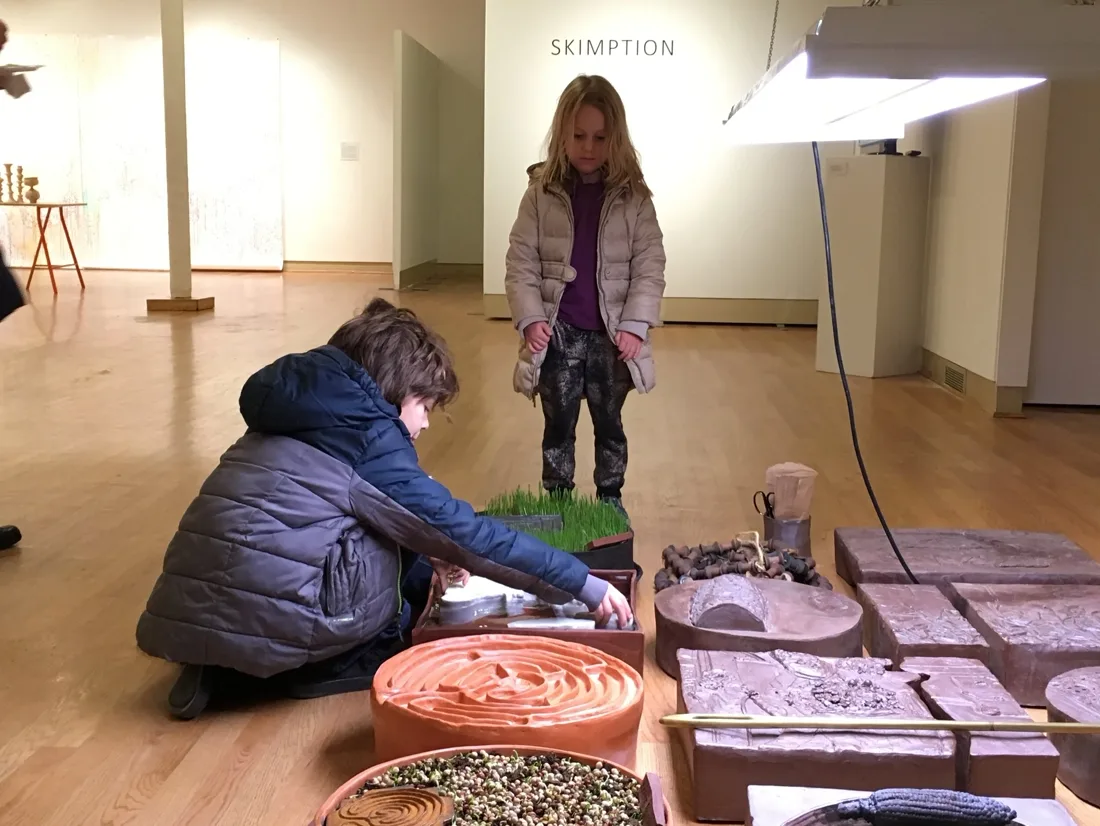 Installation view or artwork from Skimption