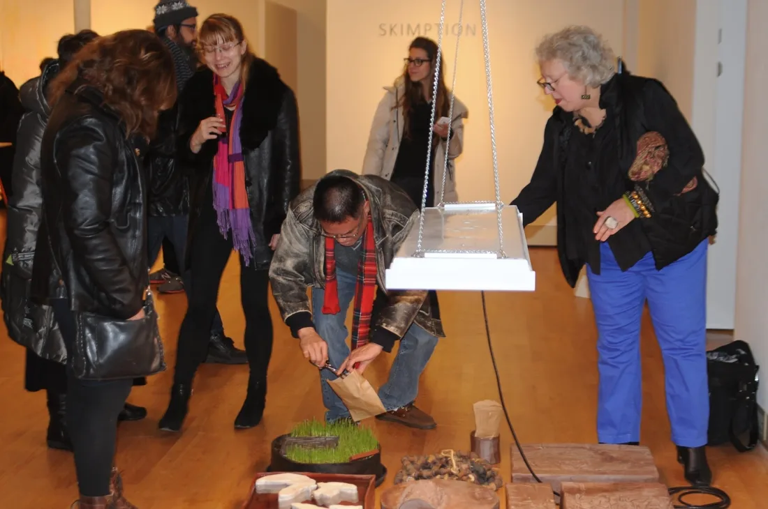 Installation view or artwork from Skimption