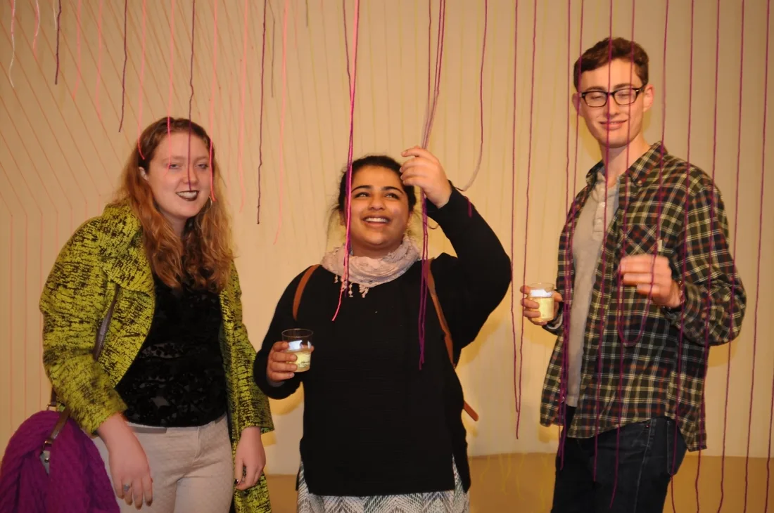 Installation view or artwork from Skimption