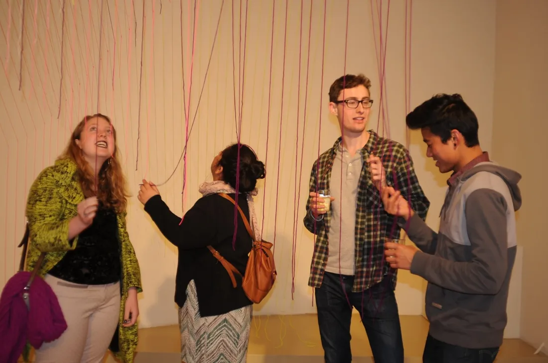 Installation view or artwork from Skimption