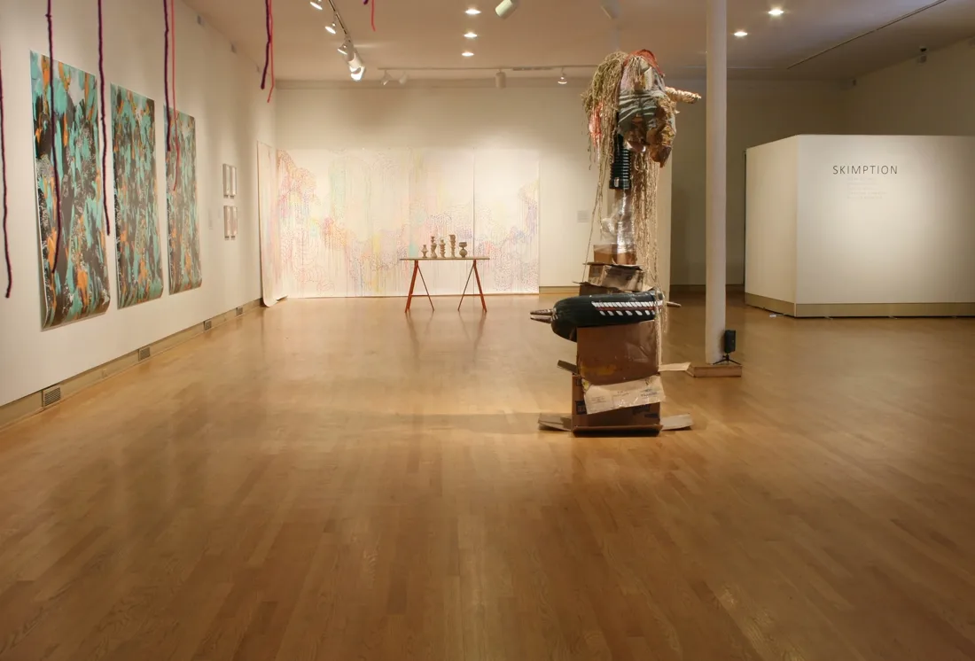 Installation view or artwork from Skimption