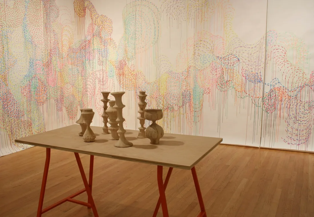 Installation view or artwork from Skimption