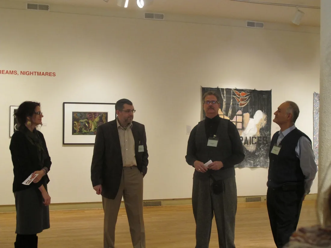 Installation view or artwork from Survival, Spirit, Dreams, Nightmares