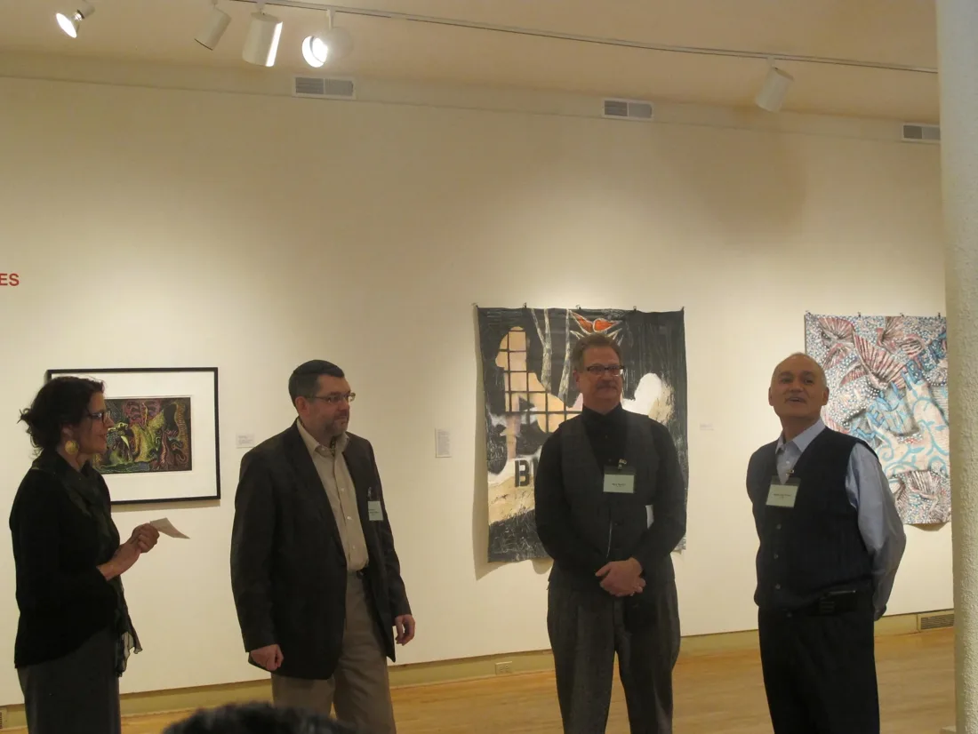 Installation view or artwork from Survival, Spirit, Dreams, Nightmares